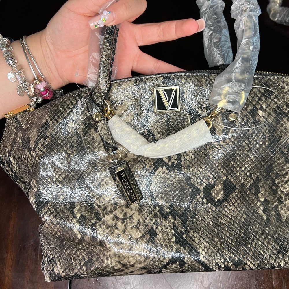 VS snake print purse